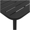 Matgrupp för trädgården 11 delar antracit stål vidaXL 200 cm table length – miniatyr 9