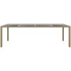Matgrupp för trädgården 11 delar konstrotting beige vidaXL 250 cm bordslängd – miniatyr 7