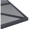 Matgrupp för trädgården 3 delar antracit metallnät vidaXL 80 cm table length – miniatyr 8