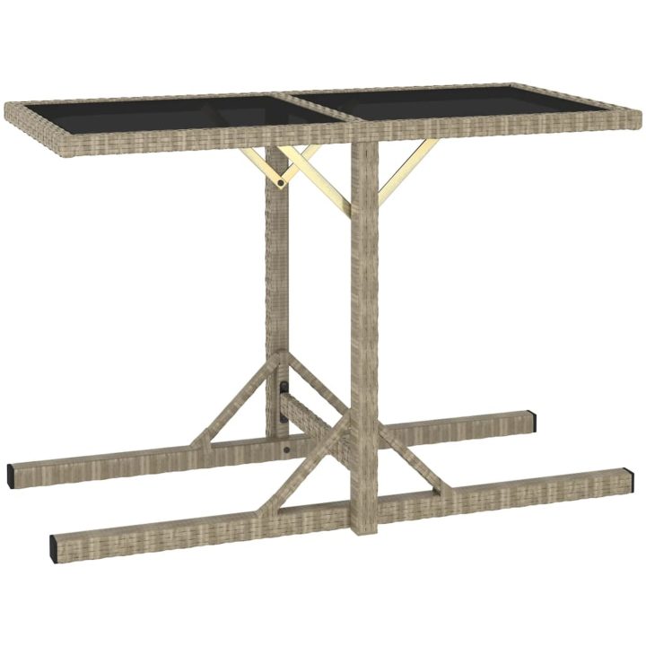 Matgrupp för trädgården 3 delar beige vidaXL – bild 12