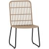Matgrupp för trädgården 3 delar ek vidaXL 80 cm table length – miniatyr 3