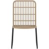 Matgrupp för trädgården 3 delar ek vidaXL 80 cm table length – miniatyr 4