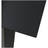 Matgrupp för trädgården 3 delar konstrotting och glas vidaXL 80 cm table length – miniatyr 12
