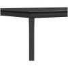 Matgrupp för trädgården 3 delar konstrotting & stål vidaXL 80 cm table length – miniatyr 8