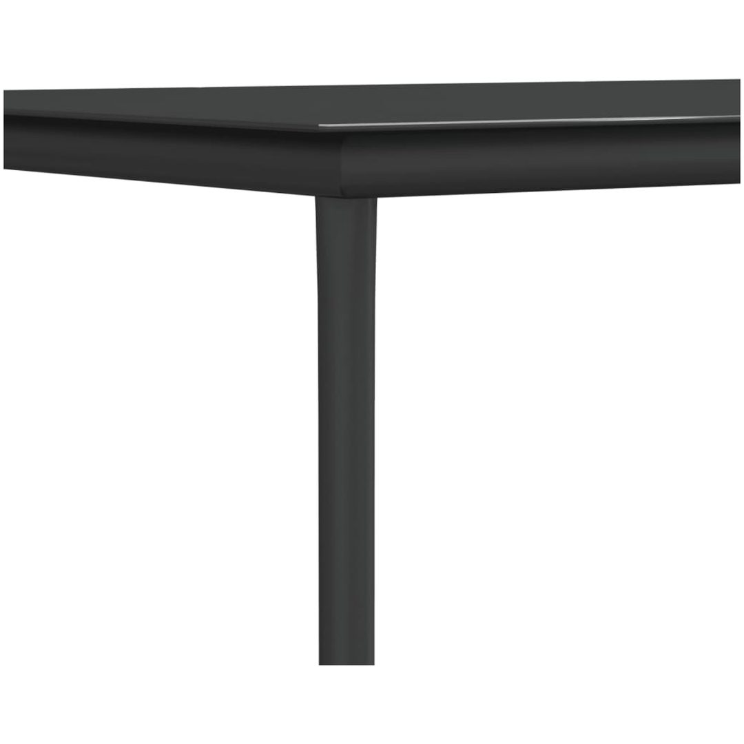 Matgrupp för trädgården 3 delar konstrotting & stål vidaXL 80 cm table length – bild 8