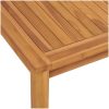 Matgrupp för trädgården 3 delar massiv teak vidaXL 110 cm bordslängd – miniatyr 9