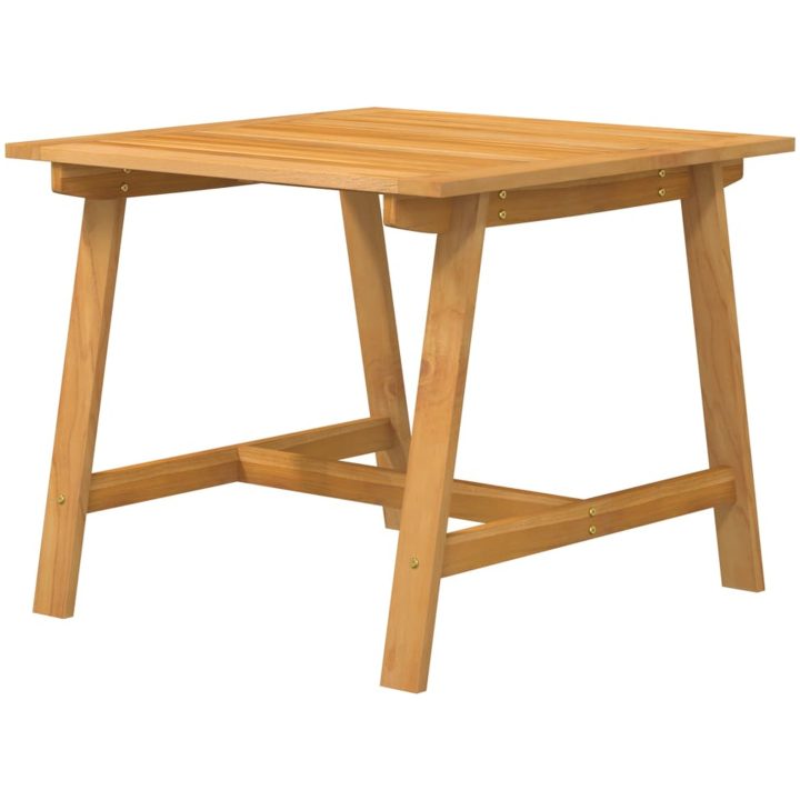 Matgrupp för trädgården 3 delar massivt akaciaträ vidaXL 88 cm table length – bild 3
