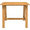 Matgrupp för trädgården 3 delar massivt akaciaträ vidaXL 88 cm table length – miniatyr 4