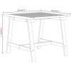 Matgrupp för trädgården 3 delar massivt akaciaträ vidaXL 88 cm table length – miniatyr 7