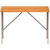 Matgrupp för trädgården 3 delar med dynor beige konstrotting vidaXL – miniatyr 7