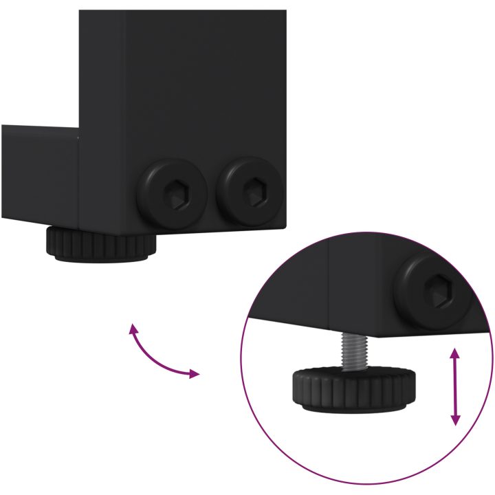 Matgrupp för trädgården 3 delar med ljusgrå dynor vidaXL Armstol utan armar: 117.5x70x68 cm, matbord: 100x55 – bild 11