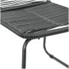 Matgrupp för trädgården 3 delar PVC-rotting svart vidaXL 80 cm table length – miniatyr 6
