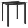 Matgrupp för trädgården 5 delar aluminium antracit vidaXL – miniatyr 2