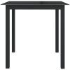 Matgrupp för trädgården 5 delar aluminium antracit vidaXL – miniatyr 3