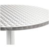 Matgrupp för trädgården 5 delar aluminium silver vidaXL – miniatyr 8