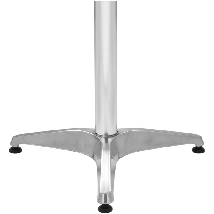 Matgrupp för trädgården 5 delar aluminium silver vidaXL – bild 9