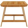 Matgrupp för trädgården 5 delar beige vidaXL – miniatyr 12