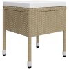 Matgrupp för trädgården 5 delar beige vidaXL – miniatyr 8