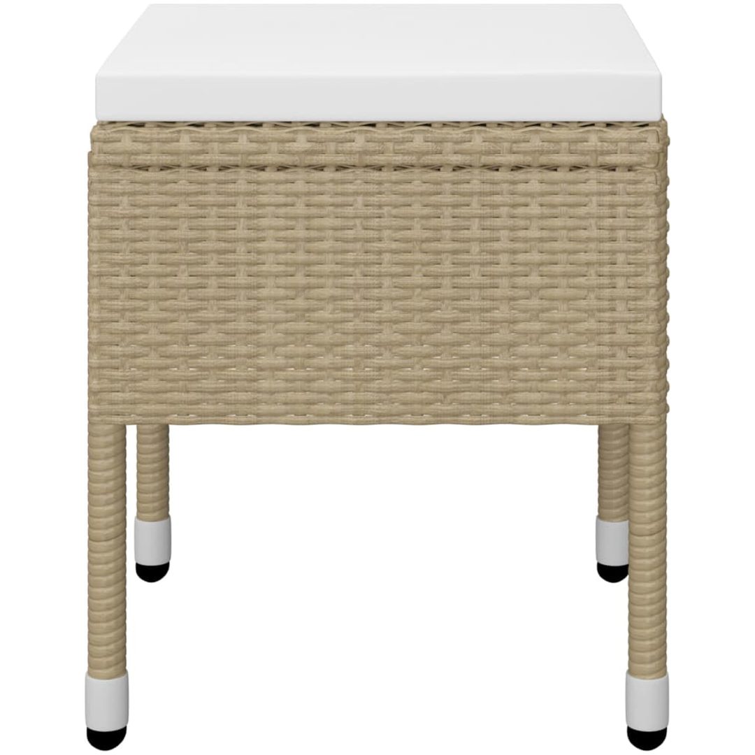 Matgrupp för trädgården 5 delar beige vidaXL – bild 9