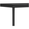 Matgrupp för trädgården 5 delar konstrottning & stål vidaXL 80 cm table length – miniatyr 8