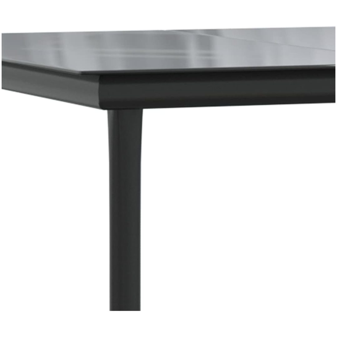Matgrupp för trädgården 5 delar ljusgrå konstrottning vidaXL 160 cm table length – bild 10