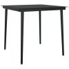 Matgrupp för trädgården 5 delar ljusgrå vidaXL 80 cm table length – miniatyr 5