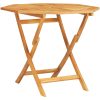 Matgrupp för trädgården 5 delar massiv teak vidaXL – miniatyr 6