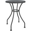 Matgrupp för trädgården 5 delar metallnät antracit vidaXL ⌀60 cm table – miniatyr 4