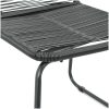 Matgrupp för trädgården 5 delar PVC-rotting svart och brun vidaXL 79 cm table length – miniatyr 6