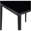 Matgrupp för trädgården 5 delar svart PVC-rotting vidaXL 80 cm table length – miniatyr 9