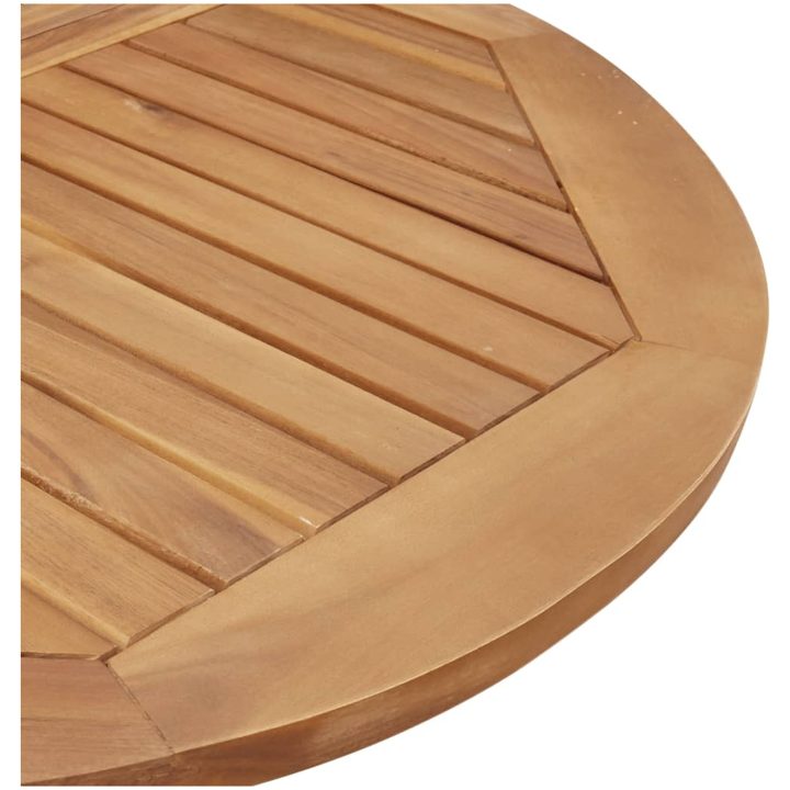 Matgrupp för trädgården 6 delar massivt akaciaträ vidaXL 110 x 75 cm – bild 8