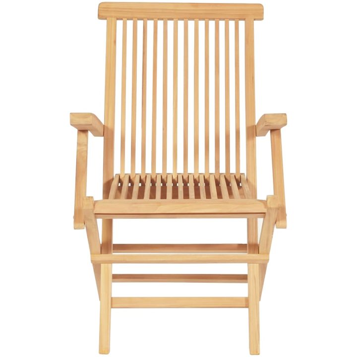 Matgrupp för trädgården 7 delar 150-200x100x75 cm teakträ vidaXL – bild 11