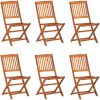 Matgrupp för trädgården 7 delar 180x90x75 cm massivt akaciaträ vidaXL – miniatyr 3