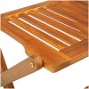 Matgrupp för trädgården 7 delar 180x90x75 cm massivt akaciaträ vidaXL – miniatyr 9