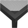 Matgrupp för trädgården 7 delar antracit metallnät vidaXL 110 cm table length – miniatyr 8