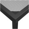 Matgrupp för trädgården 7 delar antracit stål vidaXL 165 cm table length – miniatyr 9