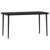 Matgrupp för trädgården 7 delar ek vidaXL 140 cm table length – miniatyr 5