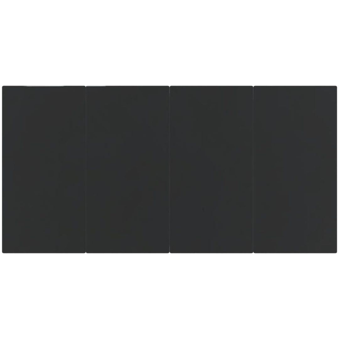 Matgrupp för trädgården 7 delar konstrotting vidaXL 160 cm table length – bild 8