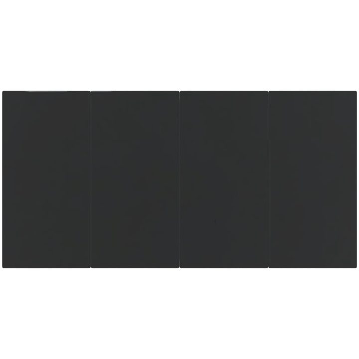 Matgrupp för trädgården 7 delar konstrotting vidaXL 160 cm table length – bild 8