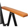 Matgrupp för trädgården 7 delar svart aluminium vidaXL 150 cm bordslängd – miniatyr 8