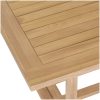 Matgrupp för trädgården 9 delar 180-280x100x75 cm teakträ vidaXL – miniatyr 9