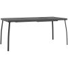 Matgrupp för trädgården 9 delar antracit metallnät vidaXL 165 cm table length – miniatyr 6
