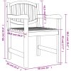 Matgrupp för trädgården 9 delar massivt teakträ vidaXL 200 cm bordslängd – miniatyr 12