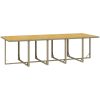 Matgrupp för trädgården med dynor 15 delar konstrotting beige vidaXL – miniatyr 10