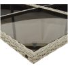 Matgrupp för trädgården med dynor 17 delar ljusgrå konstrotting vidaXL – miniatyr 8