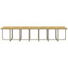 Matgrupp för trädgården med dynor 19 delar konstrotting beige vidaXL – miniatyr 11