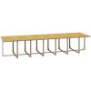 Matgrupp för trädgården med dynor 19 delar konstrotting beige vidaXL – miniatyr 10