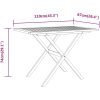 Matgrupp för trädgården med dynor 3 delar beige vidaXL – miniatyr 9