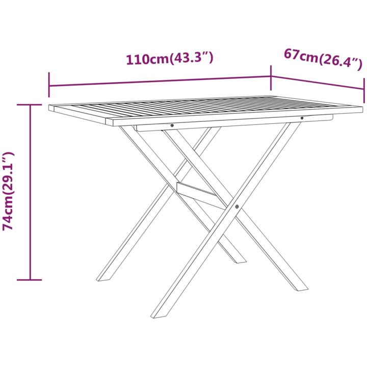 Matgrupp för trädgården med dynor 3 delar beige vidaXL – bild 9