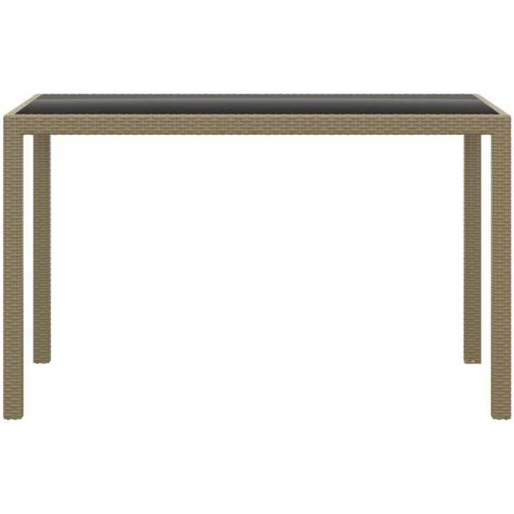 Matgrupp för trädgården med dynor 3 delar konstrotting beige vidaXL – bild 4